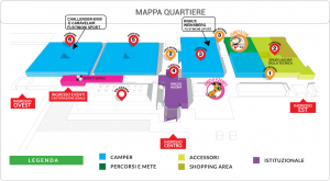 mappa salone del camper  2015