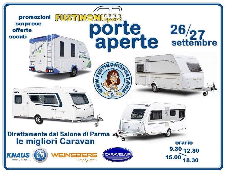 Porte aperte 26.27 sett 2015 FUSTINONI SPORT - caravan