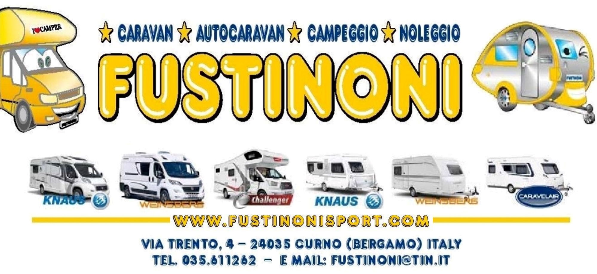 fustinoni CARAVAN E CAMPER logo