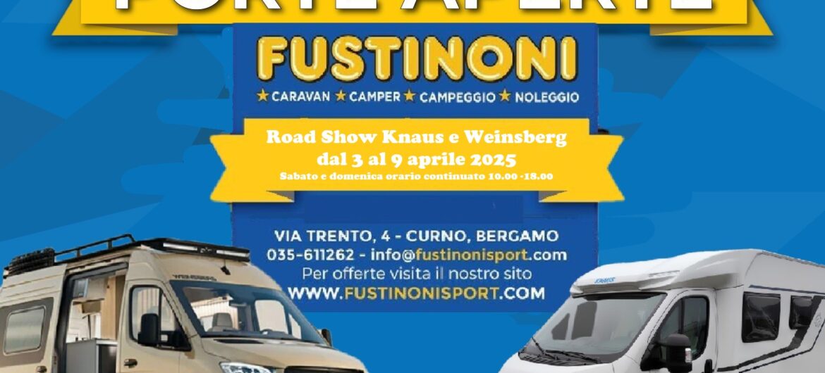 road show 2025 knaus e weinsberg ITALIA